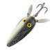 Vintage  Eppinger Dardevle Dardevlet Klicker, 3/4oz Gray Scale / Yellow Eyes fishing spoon #8269