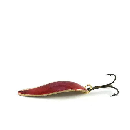 Vintage Seneca Little Cleo (Hula Girl), 2/3oz Gold / Red fishing spoon #8272
