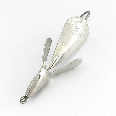Vintage Johnnie O'Neil Weedless Weed Wing Jonny ONeils 1, 1/4oz Nickel fishing spoon #8274