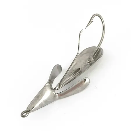 Vintage Johnnie O'Neil Weedless Weed Wing Jonny ONeils 1, 1/4oz Nickel fishing spoon #8274