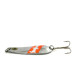 Vintage    Moriyama, 3/5oz Nickel / Red fishing spoon #8278
