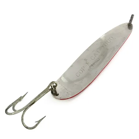 Vintage Eppinger Dardevle Cop-E-Cat 7000, 3 1/2oz Red / White / Nickel fishing spoon #8280