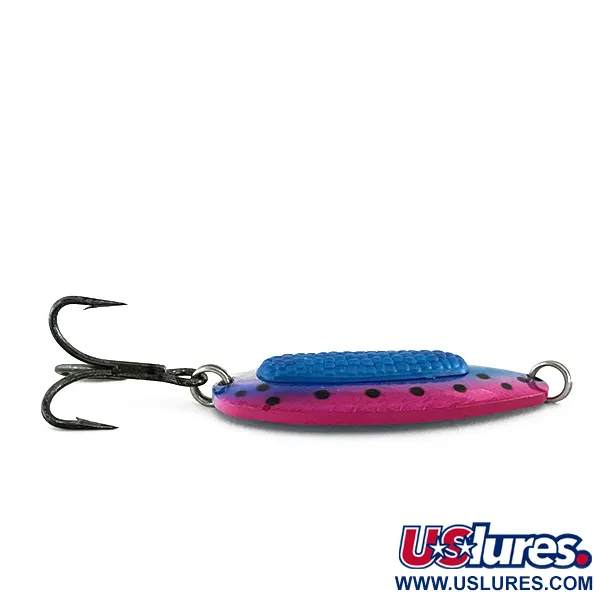 Vintage   Blue Fox Rattlin Pixee, 3/4oz Rainbow Trout / Blue fishing spoon #8282