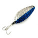 Vintage   Acme Little Cleo, 1/4oz Nickel / Blue fishing spoon #8288