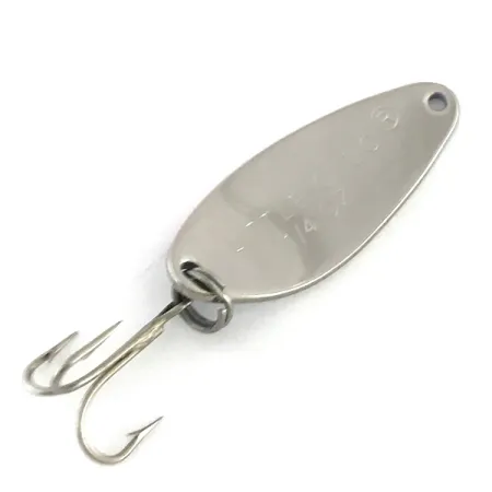 Vintage Acme Little Cleo, 1/4oz Trout / Nickel fishing spoon #8289