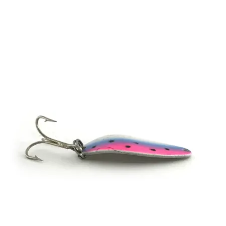 Vintage Acme Little Cleo, 1/4oz Trout / Nickel fishing spoon #8289