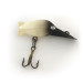 Vintage  Luhr Jensen Hot Shot M5, 3/32oz Black / White fishing lure #8301