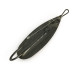 Vintage   Weedless Johnson Silver Minnow, 1/3oz Black fishing spoon #8304