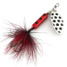 Vintage  Yakima Bait Worden’s Original Rooster Tail 3, 3/16oz Nickel / Red spinning lure #8319