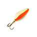 Vintage   Acme Little Cleo UV, 1/4oz Nickel / Orange fishing spoon #8322