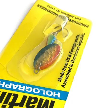 Panther Martin 2, 3/32oz Red / Blue / Golden spinning lure #8334