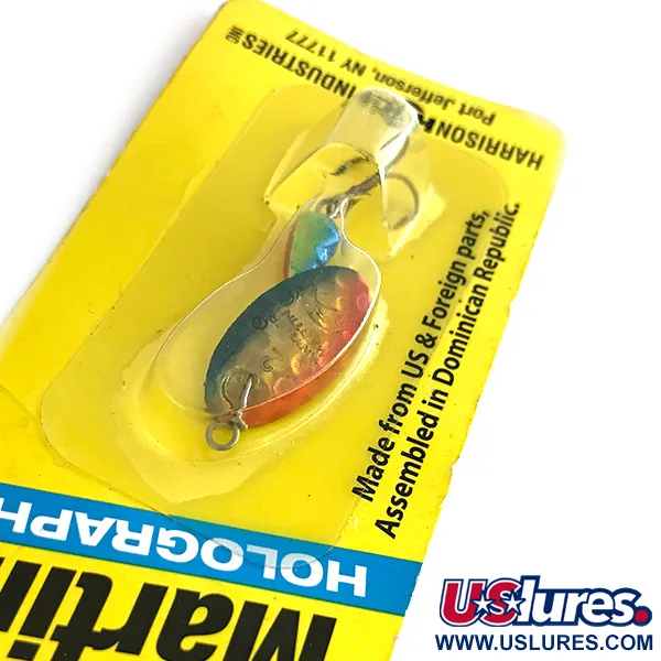   Panther Martin 2, 3/32oz Red / Blue / Golden spinning lure #8334
