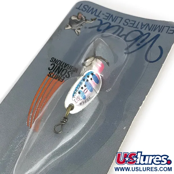 Blue Fox Super Vibrax 0, 3/32oz Silver / Trout spinning lure #8335