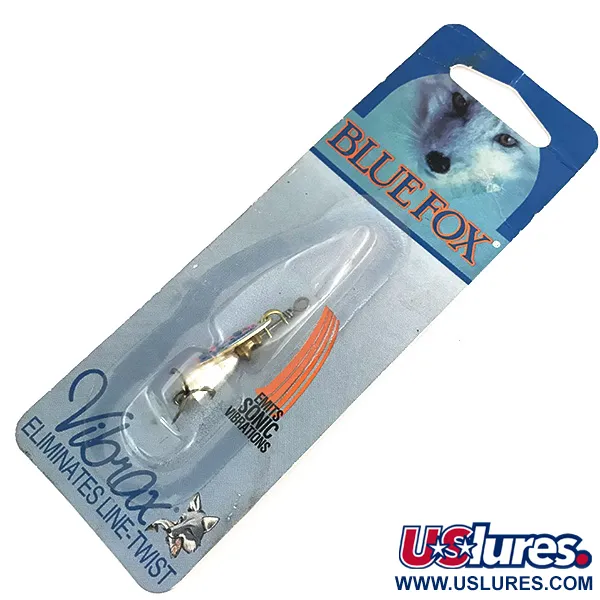 Blue Fox Super Vibrax 0, 3/32oz Silver / Trout spinning lure #8335