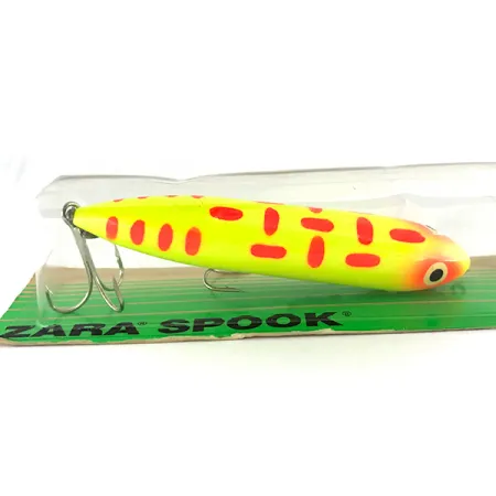 Heddon Zara Spook, 3/4oz Yellow / Red fishing lure #8337