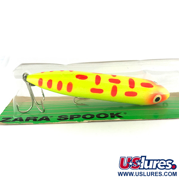   Heddon Zara Spook, 3/4oz Yellow / Red fishing lure #8337