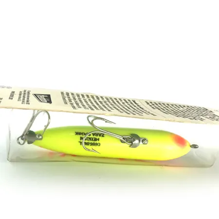 Heddon Zara Spook, 3/4oz Yellow / Red fishing lure #8337