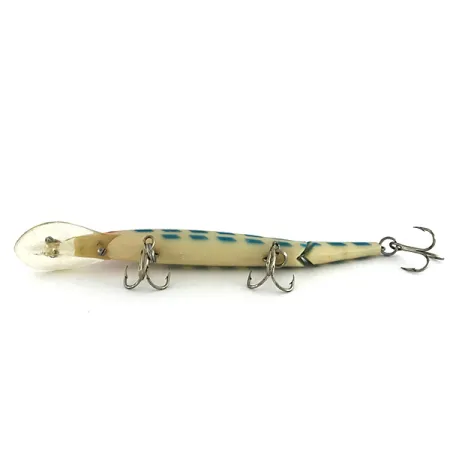 Vintage Rebel Fastrac , 2/5oz White / Light Blue fishing lure #8346