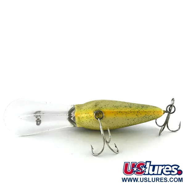 Vintage Norman DD 22, 1oz Olive fishing lure #8347