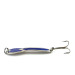Vintage  Glen Evans Loco 3, 3/5oz Nickel / Blue fishing spoon #8367