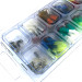  Creme Lure Co Kit Creme Maxi Tail 100pcs & 19 jig heads,  Blue / Red / Yellow / Green / Silver / Gold / Black / Brown fishing #8368