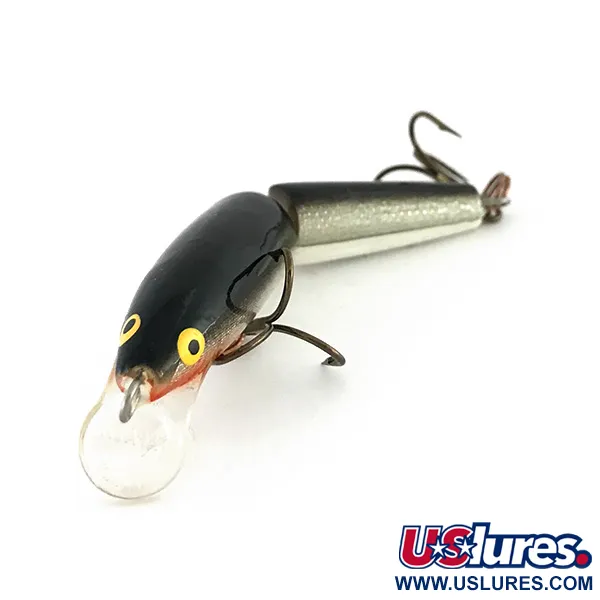 Vintage Rapala Jointed J-7, 1/8oz S (Silver) fishing lure #8376