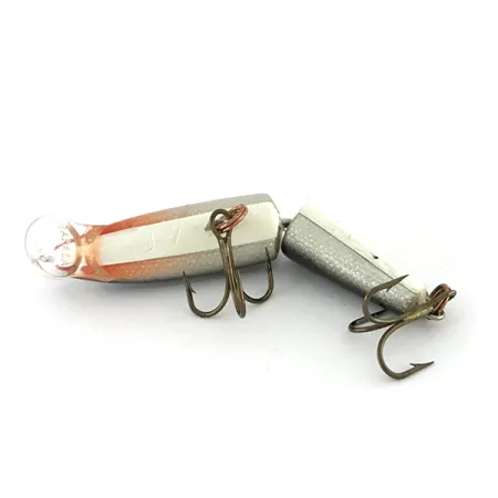 Vintage Rapala Jointed J-7, 1/8oz S (Silver) fishing lure #8376