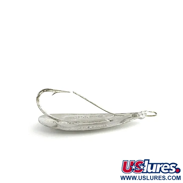 Vintage   Weedless Johnson Silver Minnow, 2/5oz Silver fishing spoon #8393