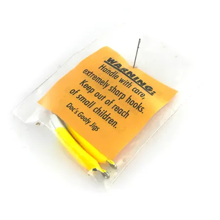 Doc's Goofy Jig UV, 1/4oz Yellow fishing #8396