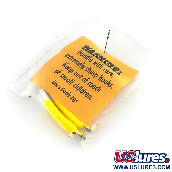 Doc's Goofy Jig UV, 1/4oz Yellow fishing #8396