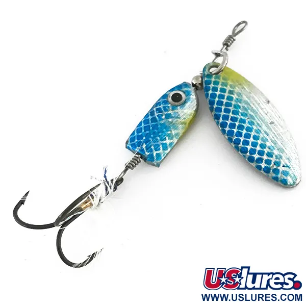 Vintage Blue Fox Flash Deep Runner, 3/16oz  Shad spinning lure #8402