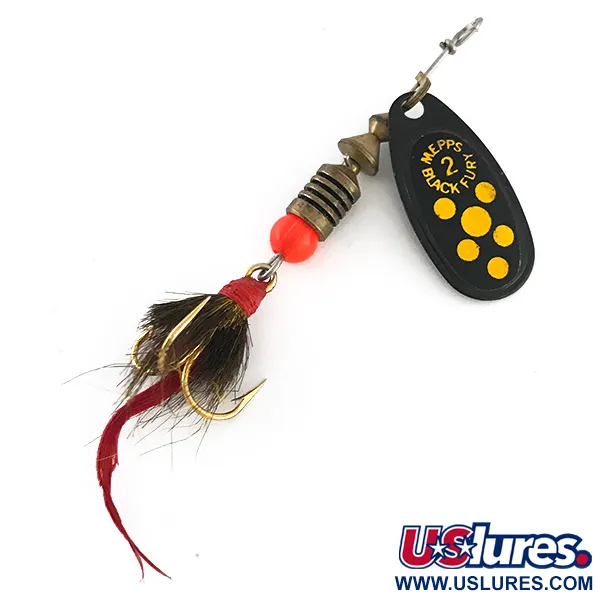 Mepps Black Fury 2 Dressed (squirrel tail)