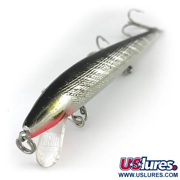Vintage Rebel Floater, 1/3oz Silver fishing lure #8406