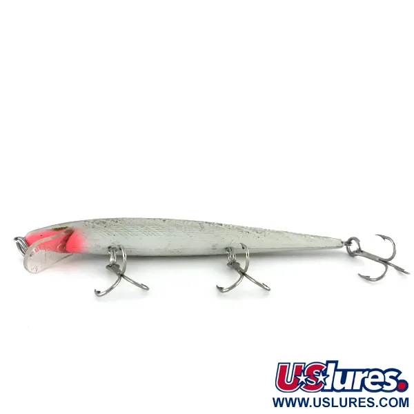 Vintage Rebel Floater, 1/3oz Silver fishing lure #8406