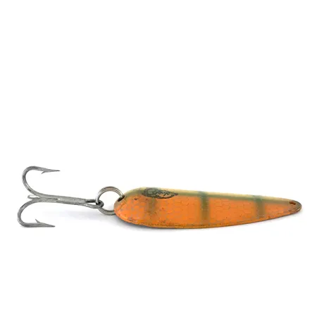 Vintage Eppinger Dardevle Dardevlet , 3/4oz Orange / Green / Nickel fishing spoon #8412