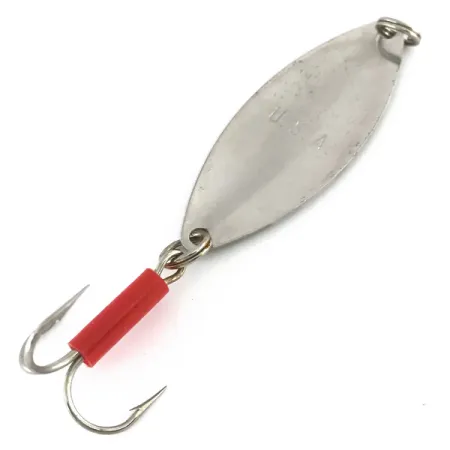 Vintage Mepps Spoon 2, 1/3oz Nickel / Rainbow Hologram fishing spoon #8423