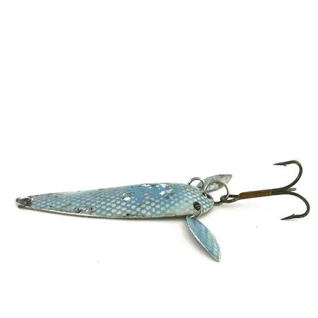 Vintage Marathon (with sonic blades), 3/5oz Blue / Nickel fishing spoon #8429