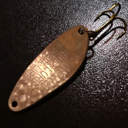 Vintage Seneca Little Cleo Crystal, 1/4oz Crystal (Golden Scale)  fishing spoon #8430