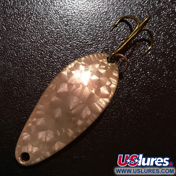 Vintage  Seneca Little Cleo Crystal, 1/4oz Crystal (Golden Scale)  fishing spoon #8430