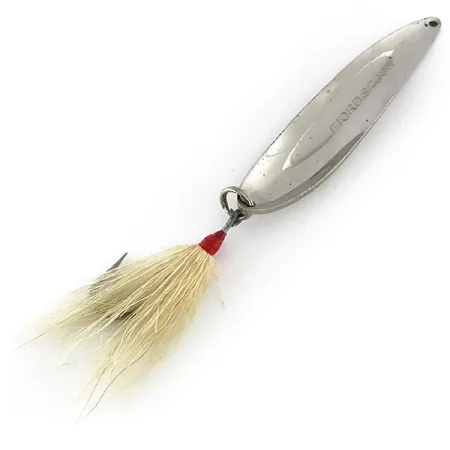 Vintage Acme Fiord Spoon , 3/4oz Nickel fishing spoon #8438