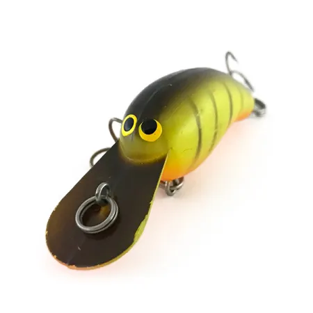 Vintage Norman Deep Tiny N UV, 1/8oz Yellow Tiger fishing lure #8444