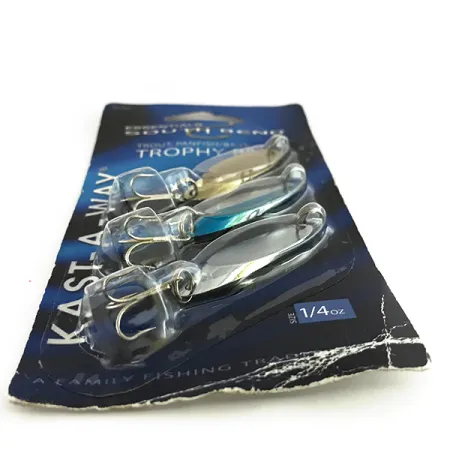 South Bend Essentials, 1/4oz Gold / Nickel / Nickel / Blue fishing spoon #8451