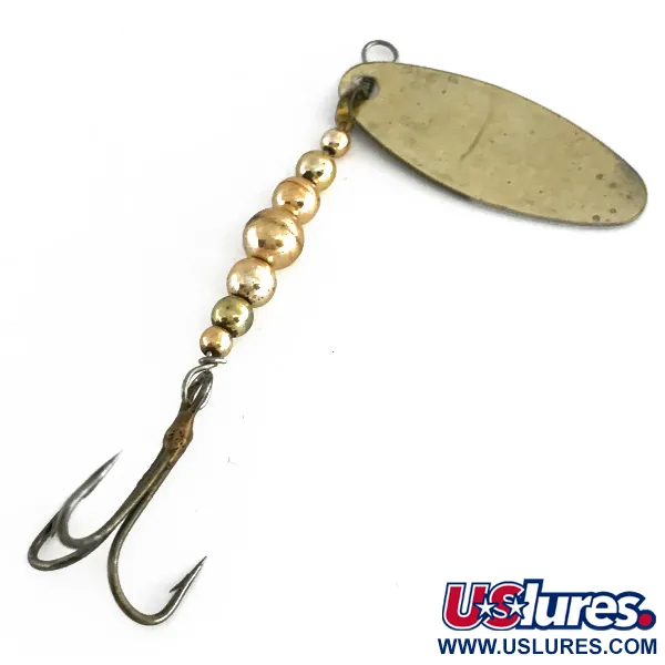 Vintage  Renosky Lures Swiss Swing, 3/32oz Brass spinning lure #8455