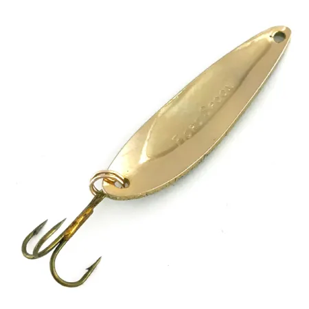 Vintage Acme Fiord Spoon, 1/4oz Gold / Orange fishing spoon #8457