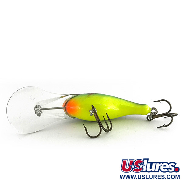 Vintage   Renegade Little Diver UV, 2/5oz Fire Tiger fishing lure #8458