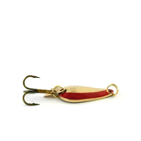 Vintage Acme K.O. Wobbler, 1/8oz Gold / Red fishing spoon #8460