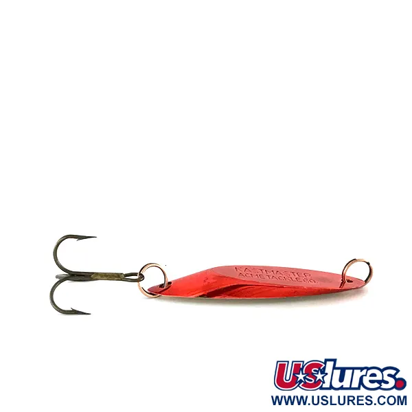 Vintage  Acme Kastmaster , 1/2oz Red / Gold fishing spoon #8470