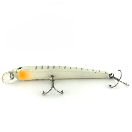 Vintage Bass Pro Shops Tourney Special Minnow , 2/5oz White / Yellow fishing lure #8473
