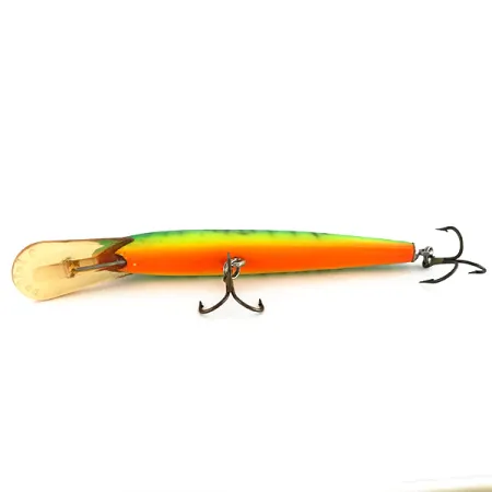 Vintage Bagley's Diving Bang-O-Lure, 2/5oz Fire Tiger fishing lure #8474