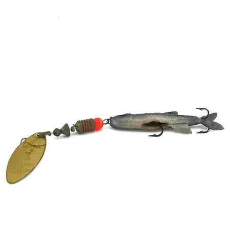 Vintage Mepps Comet Mino 1, 1/4oz Silver spinning lure #8483